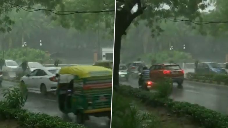 Delhi Monsoon 2021: National Capital Receives Heavy Rainfall (Watch Video)