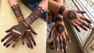 Eid al-Adha 2021 Easy Arabic Mehendi Designs: Latest Indian, Rajasthani, Floral, Bracelet-style Mehndi Images and Tutorial to Celebrate Bakrid