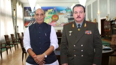 World News | Rajnath Singh Meets Tajik Counterpart, Holds Discussions on Expanding Defence Cooperation