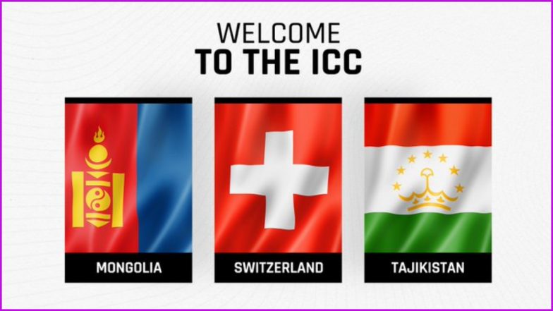 ICC Names Mongolia, Switzerland and Tajikistan As New Associate Members