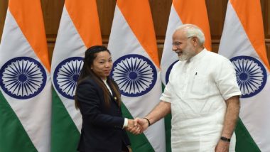 PM Narendra Modi Congratulates Mirabai Chanu on Winning Silver Medal in Women's Weightlifting 49kg Category at Tokyo Olympics 2020