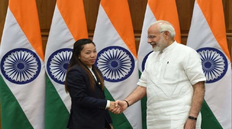PM Narendra Modi Congratulates Mirabai Chanu on Winning Silver Medal in Women's Weightlifting  49kg Category at Tokyo Olympics 2020