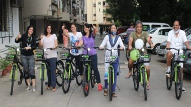 Business News | Mumbai Residential Societies Take to MYBYK Bike-sharing Service to Ensure Wellbeing and Sustainability
