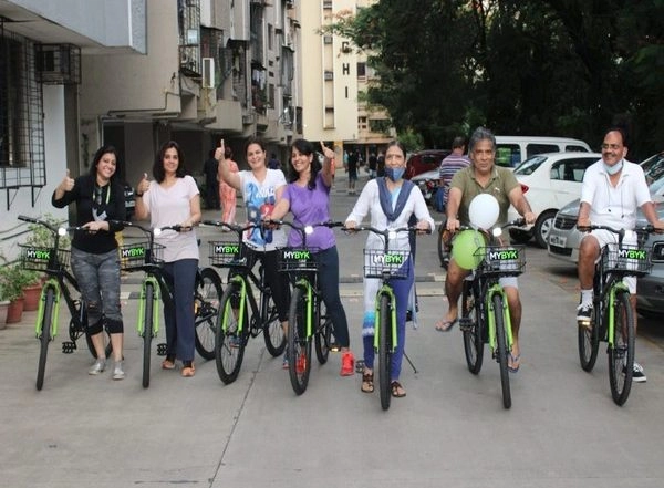 Business News | Mumbai Residential Societies Take to MYBYK Bike-sharing Service to Ensure Wellbeing and Sustainability