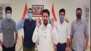 Sports News | #HumaraVictoryPunch: Anurag Thakur Cheers for Indian Athletes in Olympics