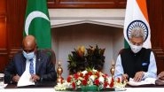 World News | Community Development Projects Funded by India Immensely Impactful: Maldives FM