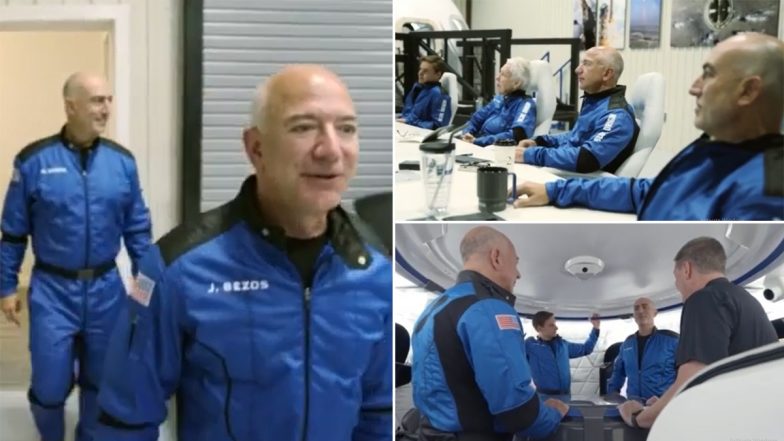 Jeff Bezos Space Flight Live Streaming: Watch Live Telecast of New Shepard Rocket Launch on Official YouTube Channel of Blue Origin From 6:30 PM IST