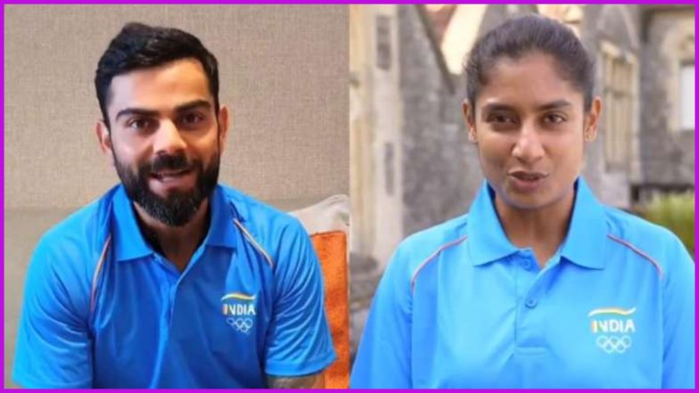 Olympic Games 2020: Virat Kohli, Mithali Raj and Other Cricketers Extend Support to Tokyo-Bound Athletes in 'Cheer for India' Campaign (Watch Video)