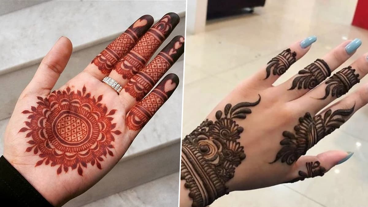 Eid Al Adha 21 Mehndi Design Ideas Simple And Easy Arabic Indian Rajasthani Henna Patterns To Apply On Hands During Bakrid Festival Latestly