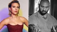 Dave Bautista Reacts To Scarlett Johansson Suing Disney For Black Widow's Simultaneous Release; Says 'Told Them They should&rsquo;ve Made Drax Movie'