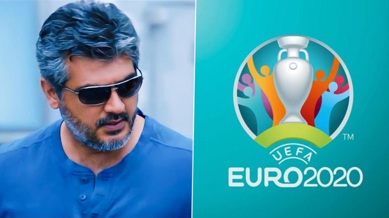 Valimai: Thala Ajith Fans Attending Euro 2020 Ask Update on The Film Using Placards (View Pics)