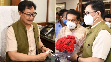 Kiren Rijiju, Senior BJP Leader From Northeast, Takes Charge of Law Ministry