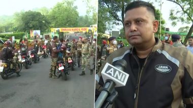 Kargil Vijay Diwas 2021: Indian Army Organises Bike Rally From Udhampur to Dras to Commemorate 22nd Anniversary of Kargil Vijay Diwas (See Pics)