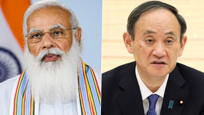 PM Narendra Modi Wishes PM Yoshihide Suga and Japan Very Best For Tokyo Olympics 2020 and Paralympic Games