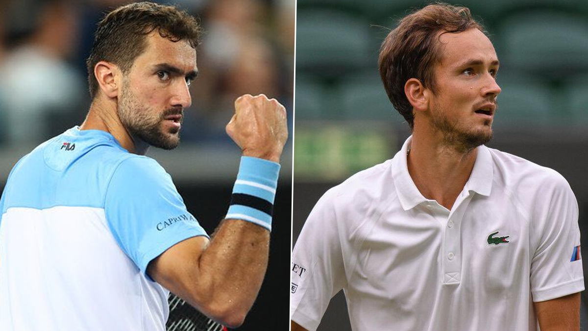 Marin Cilic vs Daniil Medvedev Wimbledon 2021 Live Streaming Online How to Watch Free Live Telecast of Mens Singles Tennis Match in India? LatestLY