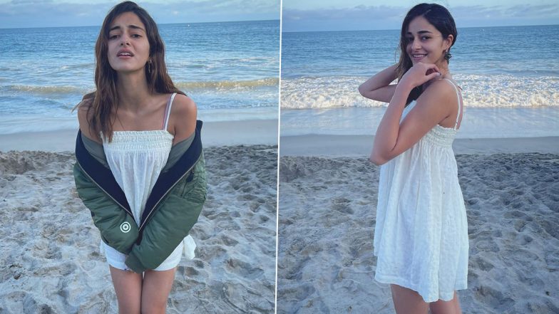 Ananya Panday Has Her ‘Kaho Naa Pyaar Hai’ Moment From the Beach (See Pics)