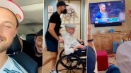 Zac Efron and Brother Dylan Bust Grandpa Out of Nursing Home as Boys Enjoy Euro Cup Finals With Him (Watch Video)