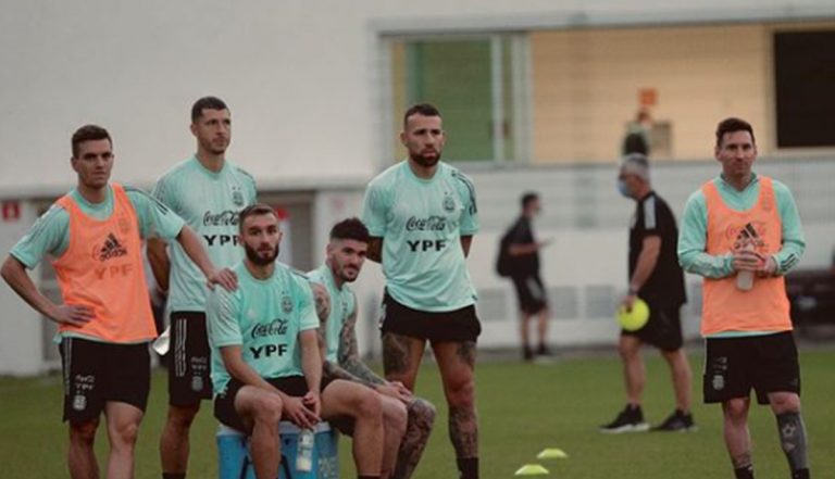 Team Argentina Sweats it out for Finals of Copa America 2021 (See Pics)