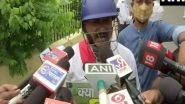 India News | Opposition MLAs Reach Bihar Assembly Wearing Helmets and Carrying First Aid Kits.