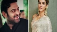 Entertainment News | Prabhas Extends Birthday Wish to Kriti Sanon with Special Post