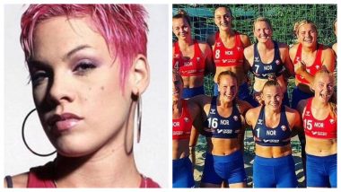 Pink Offers to Pay Fine for Norwegian Women's Beach Handball Team After They Refused to Wear High Cut Bikini Bottoms in Euro 2021