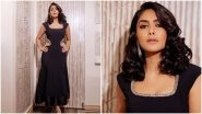 Yo or Hell No? Mrunal Thakur's Black Midi Dress By Prabal Gurung