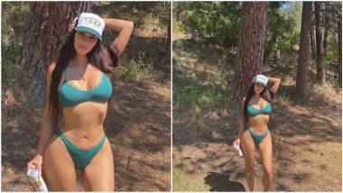 Kim Kardashian in Her Teal Coloured Bikini is Giving Us All The Hot Summer Vibes (View Pics)