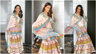 Yo or Hell No? Hansika Motwani in a Colourful Sharara Set by Sukriti & Aakriti