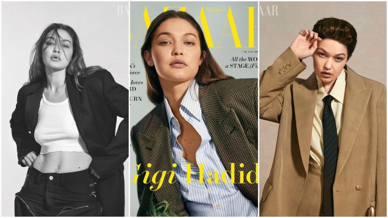Gigi Hadid Is a Boss Lady On a Roll As The Cover Girl For Harper's Bazaar's New Issue 