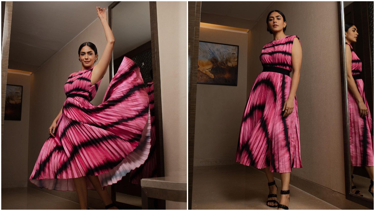 Mrunal Thakur's Charming Pink Outfit 