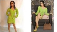 Shraddha Kapoor Pairs Her Green Dress With Yellow Pumps and The Combination Looks Magical On Her (View Pics)