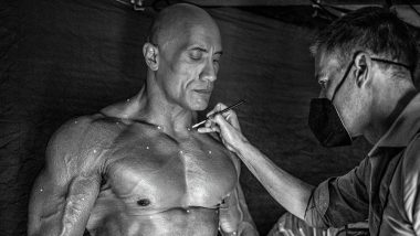 Black Adam: Dwayne Johnson Flaunts His Ripped Body As He Gets Ready To Shoot a ‘Cool Cutting Edge Scene’ (View Pic)