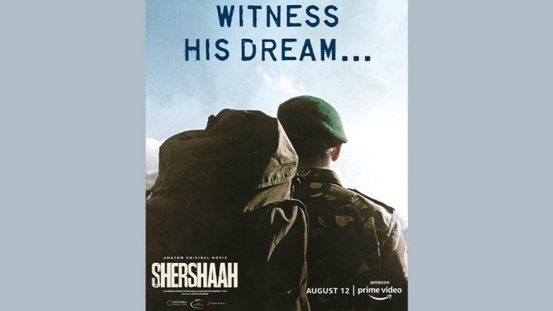 Shershaah: Sidharth Malhotra Shares a New Poster of His Action-Drama Film (View Pic)