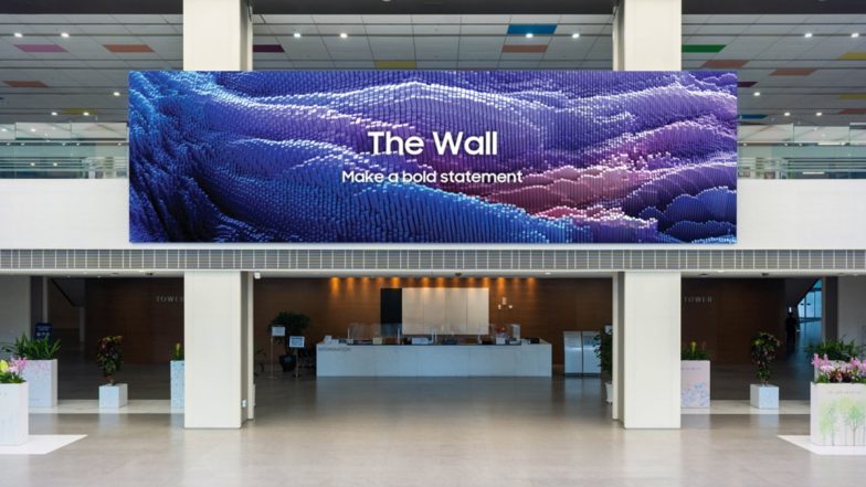 Samsung Launches Upgraded Model of ‘The Wall’ MicroLED Display