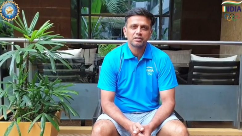 Rahul Dravid Cheers On Indian Athletes in the Ongoing Tokyo Olympics 2020, Watch Video