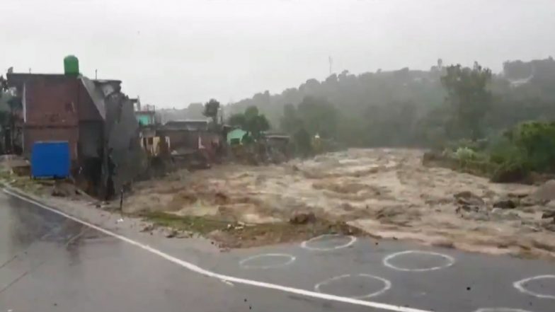 Dharamshala Flash Floods: Around 10 Shops Damage as Manjhi River Rages Following Heavy Rainfall