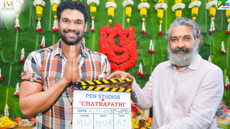 Chatrapathi Remake: SS Rajamouli Gives Mahurat Clap for Bellamkonda Sai Sreenivas’ Bollywood Debut