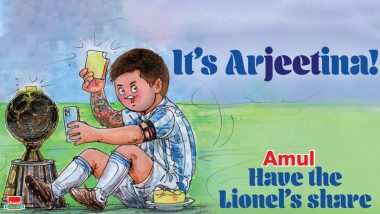 Amul Releases Topical Featuring Lionel Messi After Argentina Win Copa America 2021, Check Post