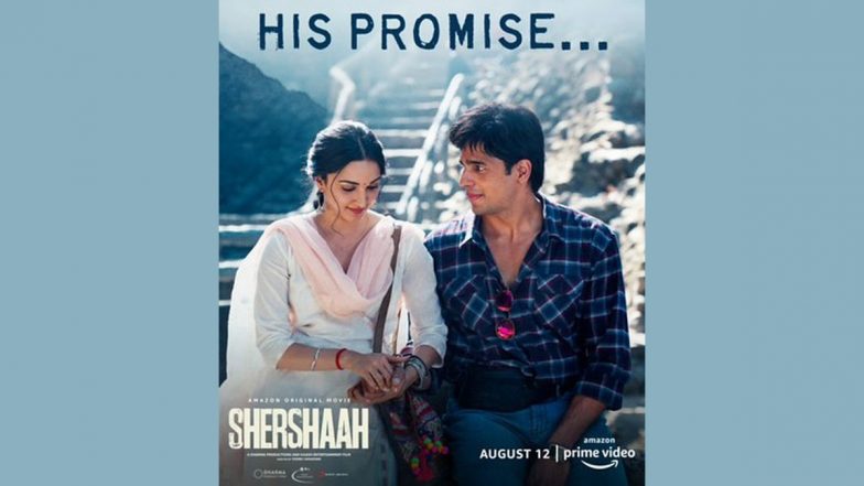 Shershaah: Kiara Advani Is Innocently Holding Sidharth Malhotra’s Hand in Her First Look Poster (View Pic)