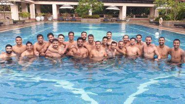 Indian Players Enjoy Time in Swimming Pool As Team Ends Quarantine Ahead Of Sri Lanka Tour (View Pic)