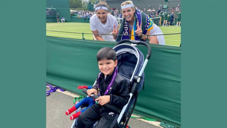 Sania Mirza Shares Adorable Picture With Son Izhaan After First Round Win At Wimbledon 2021 (See Post)