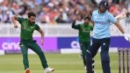 England vs Pakistan 3rd ODI Live Streaming Online on SonyLiv: Get ENG vs PAK Cricket Match Free TV Channel and Live Telecast Details On PTV Sports