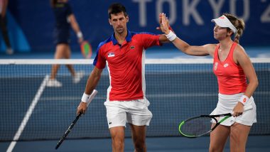 Novak Djokovic Opts Out of Mixed Doubles Bronze Medal Match With Injury After Losing to Pablo Carreno Busta at Tokyo Olympics 2020