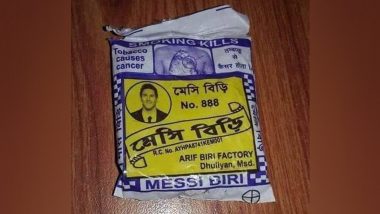 Messi Biri! Lionel Messi’s Photo on Beedi Packet Goes Viral, Twitterati Call it ‘His First Endorsement in India’