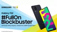 Samsung Galaxy F22 India Launch Confirmed for July 6, 2021; Expected Price, Features & Specifications