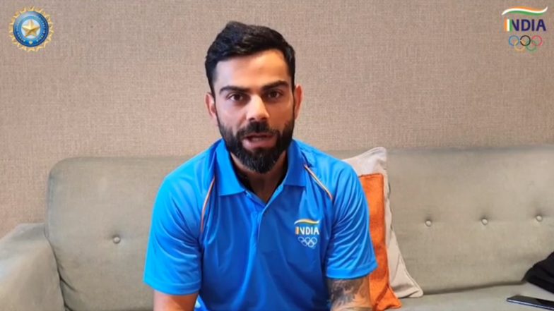 Indian Captain Virat Kohli Congratulates Mirabai Chanu for Her Historic Silver Medal at Tokyo Olympics 2020 (Watch Video)