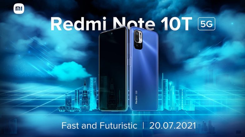 Redmi Note 10T 5G India Launch Set for July 20, 2021