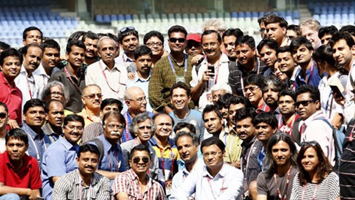 World Sports Journalist Day: Sachin Tendulkar Posts a Picture With Famous Journos, Thanks Them For Support