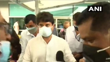 India News | Jyotiraditya Scindia Arrives in Delhi Amid Speculations of Him Getting Cabinet Berth