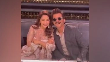 Entertainment News | Madhuri Dixit, Anil Kapoor Recreate Retro Magic in Latest Post